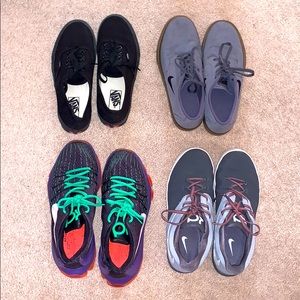 Size 6.5 Boys Shoes - Nike + Vans